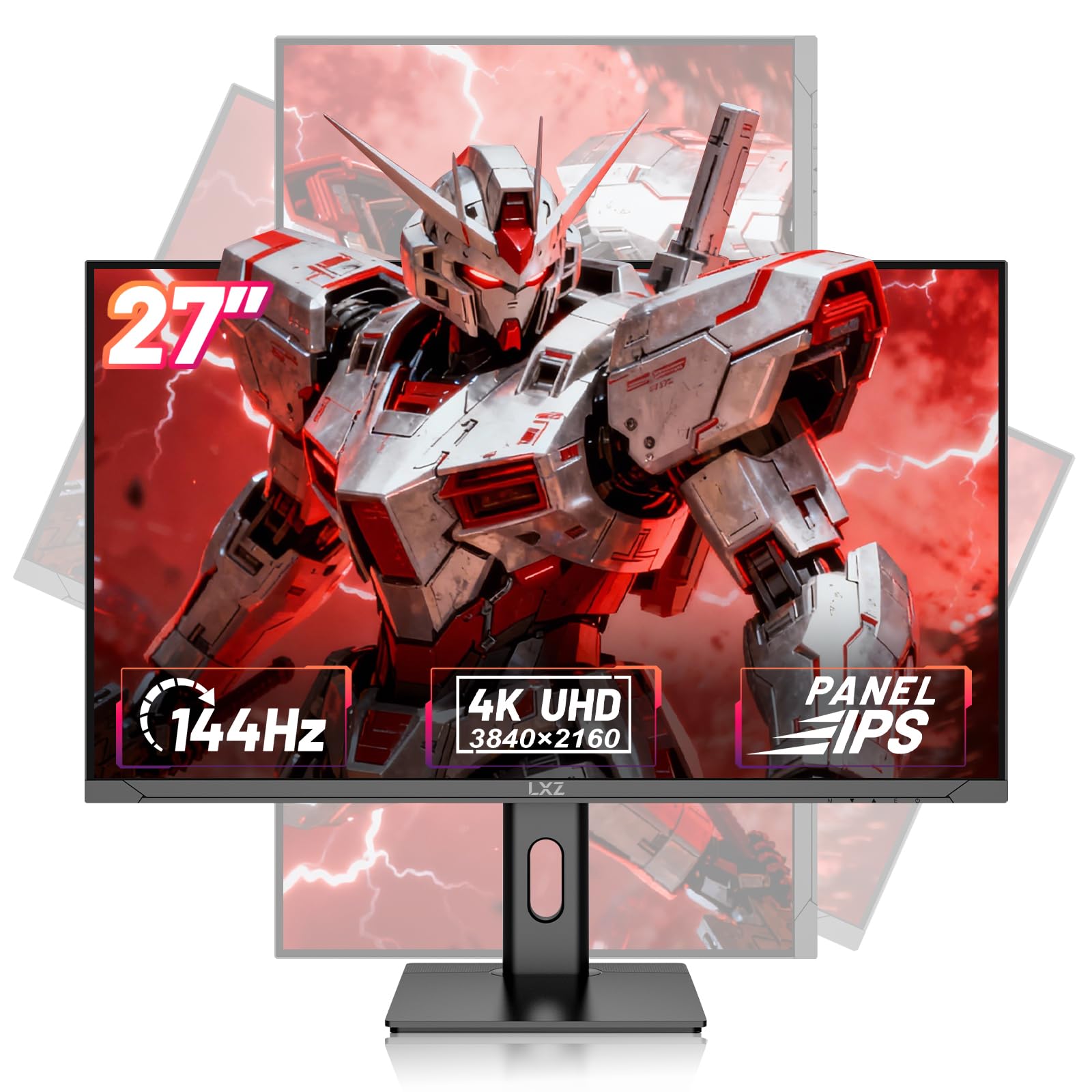 Amazon.com: LXZ 27 inch Monitor 4K UHD 144Hz Gaming Monitor – IPS